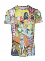 Офіційна футболка Rick & Morty - Printed Allover Mens T-shirt — M