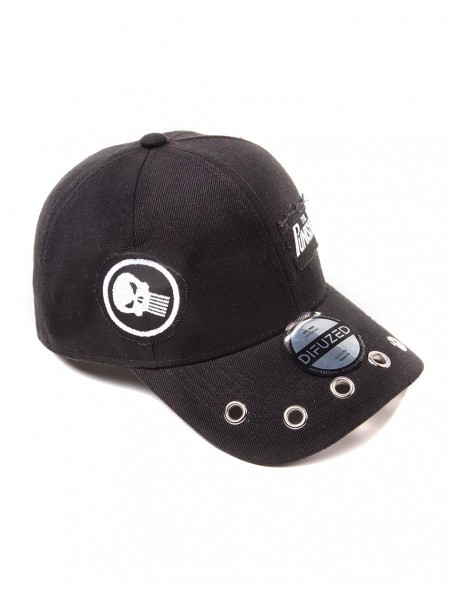 Офіційна кепка Marvel Comics – Punisher Grunge Cap With Patches