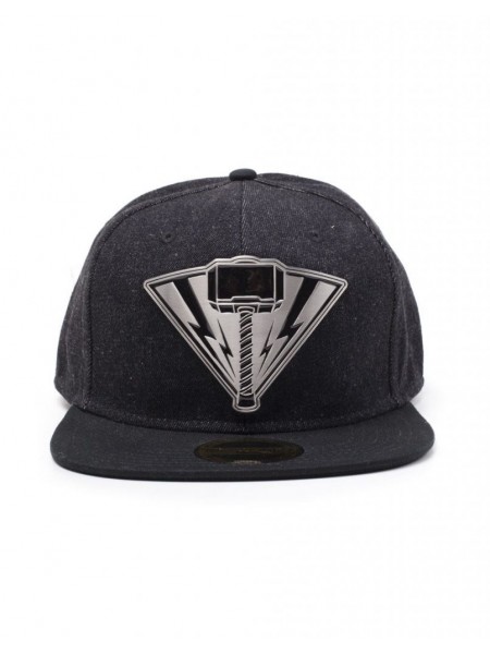 Офіційний снепбек Thor Ragnarok – Thor Metal Badge Denim Snapback