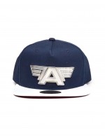 Офіційний снепбек Captain America Civil War - Metal Plate Logo Snapback