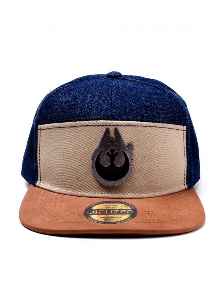 Офіційний снепбек Star Wars – Han Solo Millenium Falcon Metal Badge Snapback