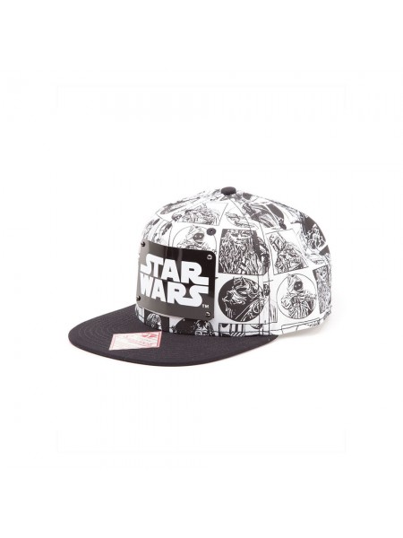 Офіційний снепбек Star Wars – Comic Style Snapback with Metal Plate Logo
