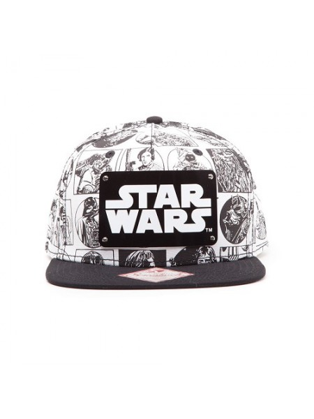 Офіційний снепбек Star Wars – Comic Style Snapback with Metal Plate Logo