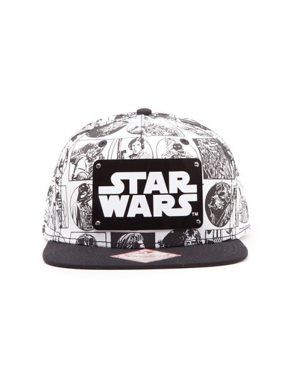 Офіційний снепбек Star Wars – Comic Style Snapback with Metal Plate Logo