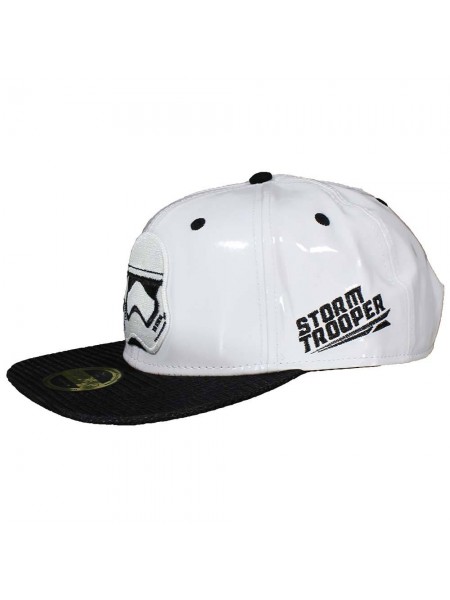 Офіційний снепбек Star Wars - White Snap back With Storm Trooper Embroidery And Black Bill