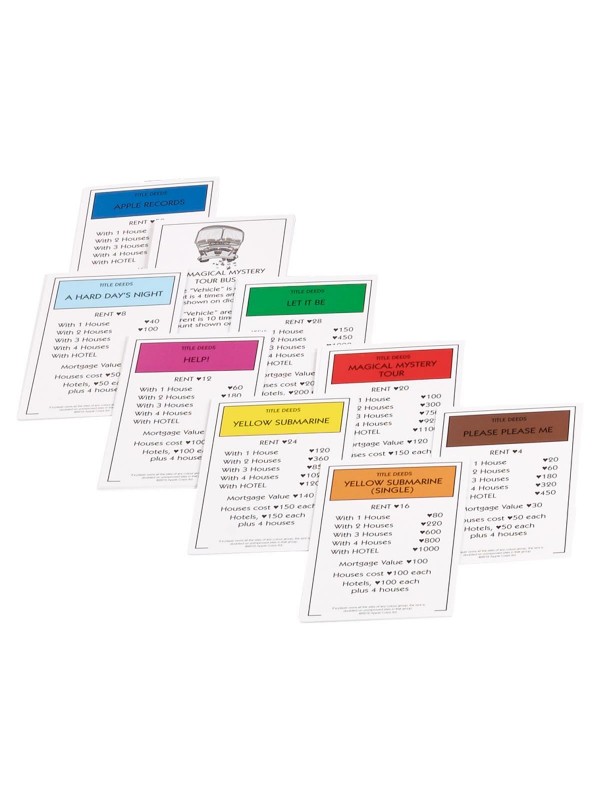 Офіційна настільна гра Monopoly The Beatles