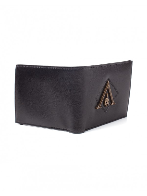 Офіційний гаманець Assassin's Creed Odyssey - Metal Logo Badge Premium Bifold Wallet