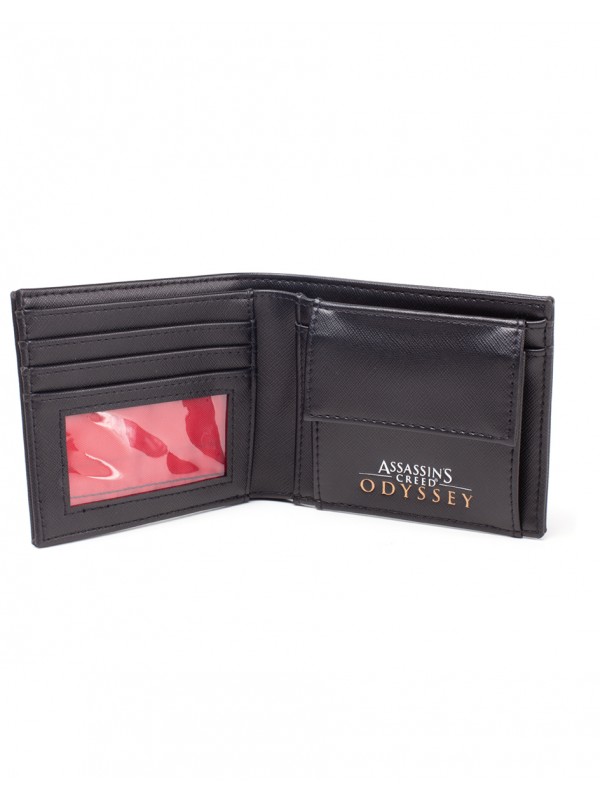 Офіційний гаманець Assassin's Creed Odyssey - Metal Logo Badge Premium Bifold Wallet