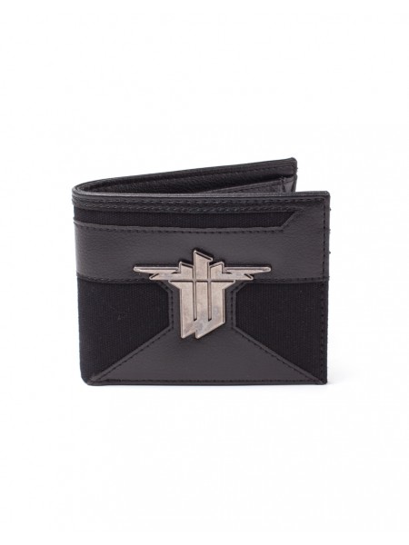 Офіційний гаманець Wolfenstein 2 - Metal Badge Logo Wallet