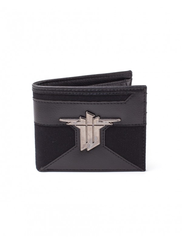 Офіційний гаманець Wolfenstein 2 - Metal Badge Logo Wallet