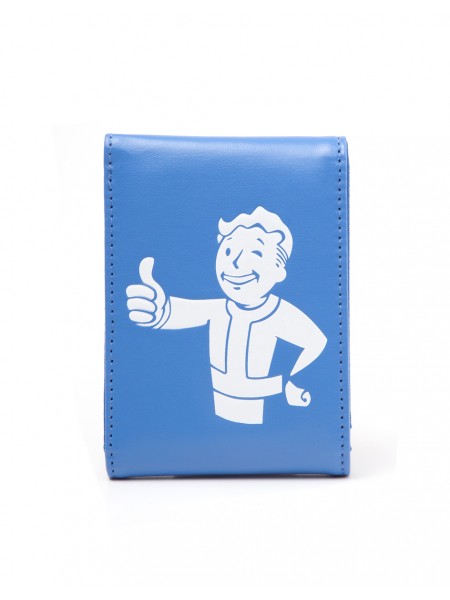 Офіційний гаманець Fallout 4 - White Vault Boy Approves On Blue Wallet