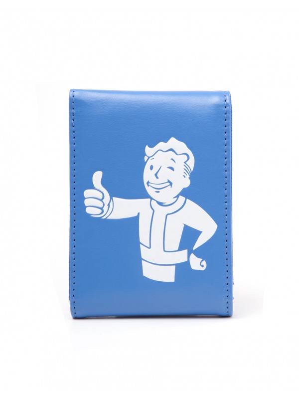 Офіційний гаманець Fallout 4 - White Vault Boy Approves On Blue Wallet