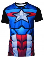 Офіційна футболка Marvel – Captain America Men's T-shirt – L