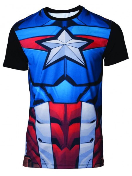 Офіційна футболка Marvel – Captain America Men's T-shirt – XL
