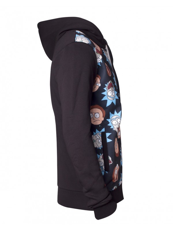 Офіційна толстовка з капюшоном Rick & Morty - Pattern Printed Sublimation Men's Hoodie — L