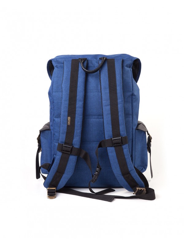 Офіційний рюкзак Fallout - Gold Foil Logo Printed Solid Blue Melange Backpack
