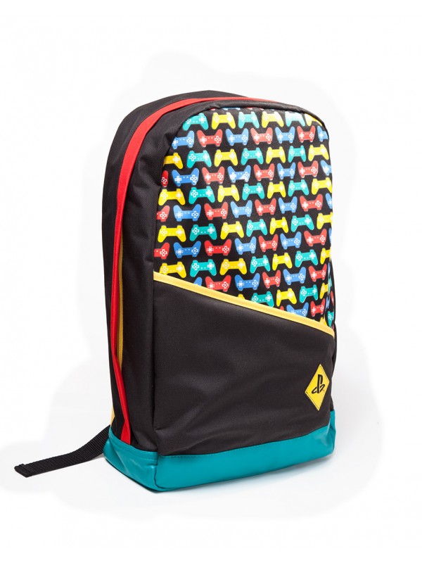 Офіційний рюкзак PlayStation - Backpack with Colored Controllers Print