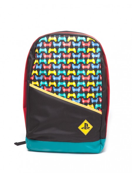 Офіційний рюкзак PlayStation - Backpack with Colored Controllers Print