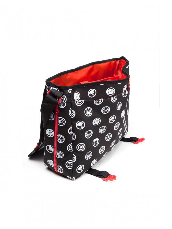 Офіційна сумка Marvel Comics – All Over Hero Crests Messenger Bag