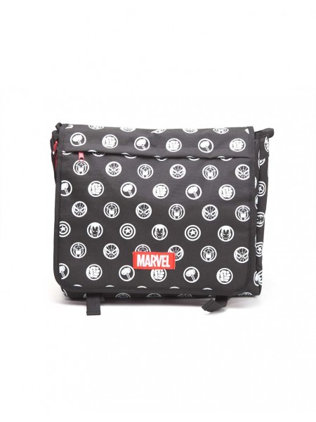 Офіційна сумка Marvel Comics – All Over Hero Crests Messenger Bag