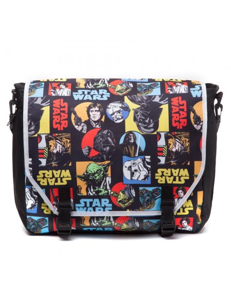 Офіційна сумка Star Wars – Retro Characters Comic Style Messenger bag