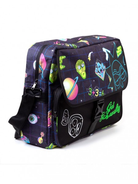 Офіційна сумка Rick And Morty – Space AOP With Flock Print Messengerbag