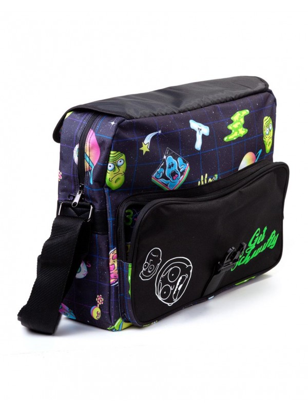 Офіційна сумка Rick And Morty – Space AOP With Flock Print Messengerbag