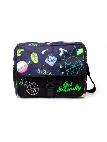 Офіційна сумка Rick And Morty – Space AOP With Flock Print Messengerbag