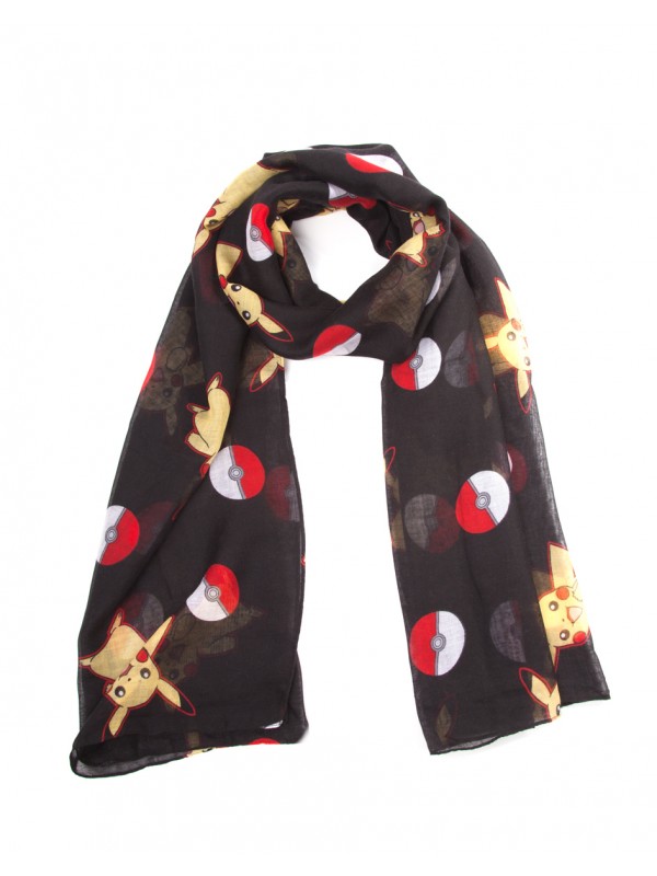 Офіційний шарф Pokemon - Poke ball and Pikachu Scarf
