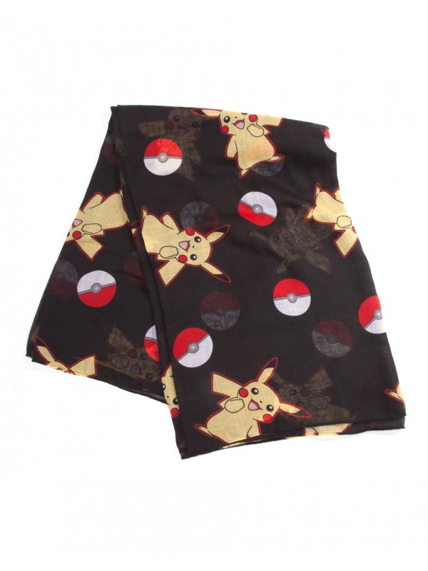 Офіційний шарф Pokemon - Poke ball and Pikachu Scarf