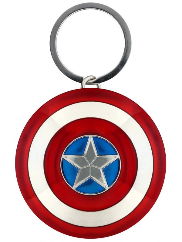 Офіційний брелок Captain America - Shield 3D Metal Keychain