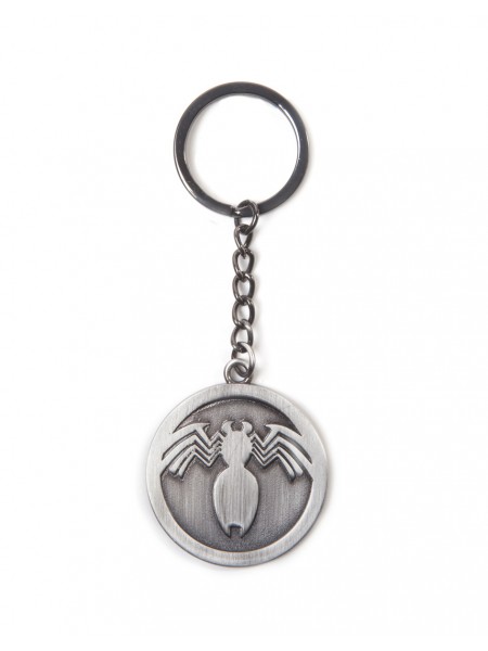 Офіційний брелок Marvel Comics - Spider-man Venom Logo Metal Keychain