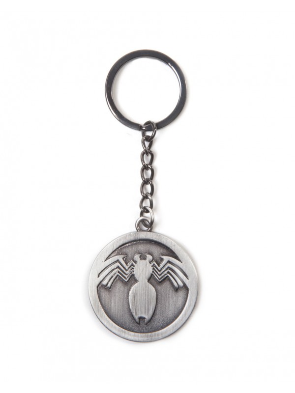 Офіційний брелок Marvel Comics - Spider-man Venom Logo Metal Keychain