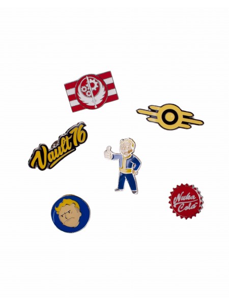 Офіційний комплект значків Fallout 76 - Set Of 6 Metal Pins