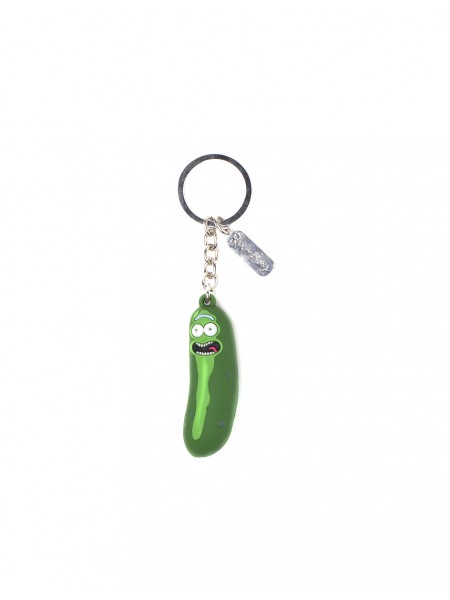Офіційний брелок Rick & Morty - Pickled Rick 3D Rubber Keychain Офіційний брелок Rick & Morty - Pickled Rick 3D Rubber Keychain