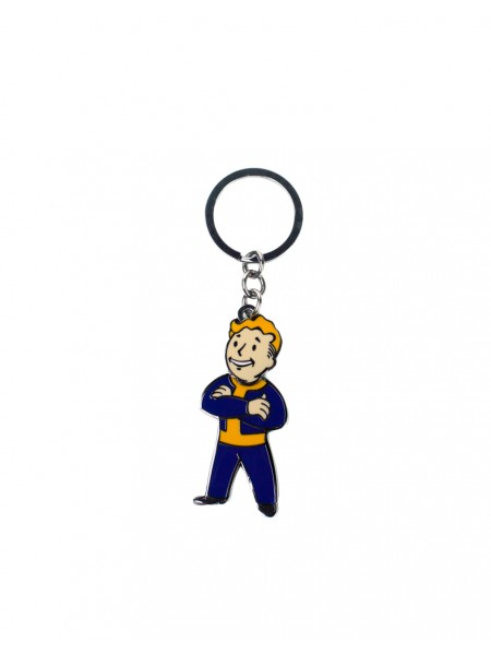 Офіційний брелок Fallout - Metal Keychain With Movable Head