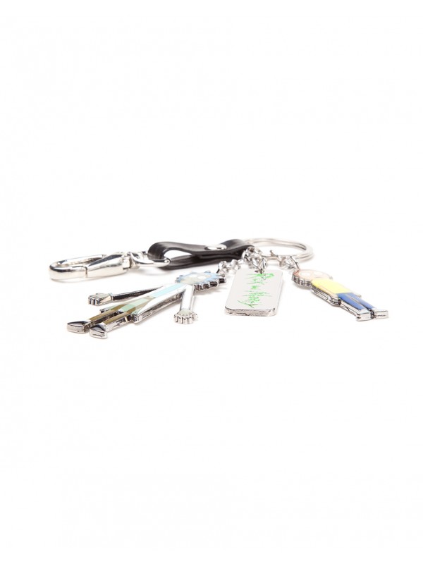 Офіційний брелок Rick & Morty - Characters And Logo Metal Keychain