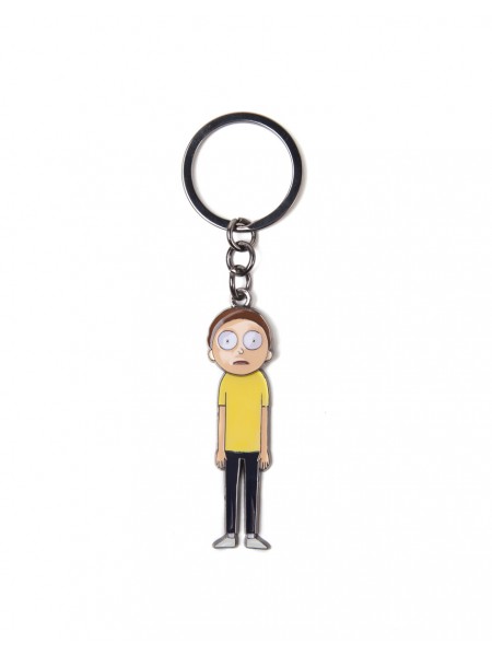 Офіційний брелок Rick & Morty - Morty With Movable Head Metal Keychain