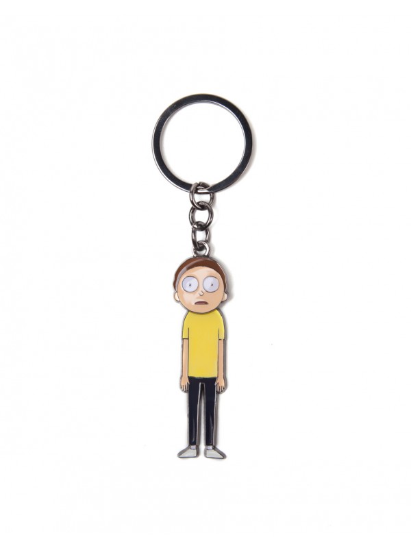 Офіційний брелок Rick & Morty - Morty With Movable Head Metal Keychain