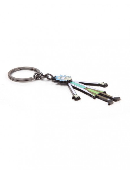 Офіційний брелок Rick & Morty - Rick With Movable Head Metal Keychain
