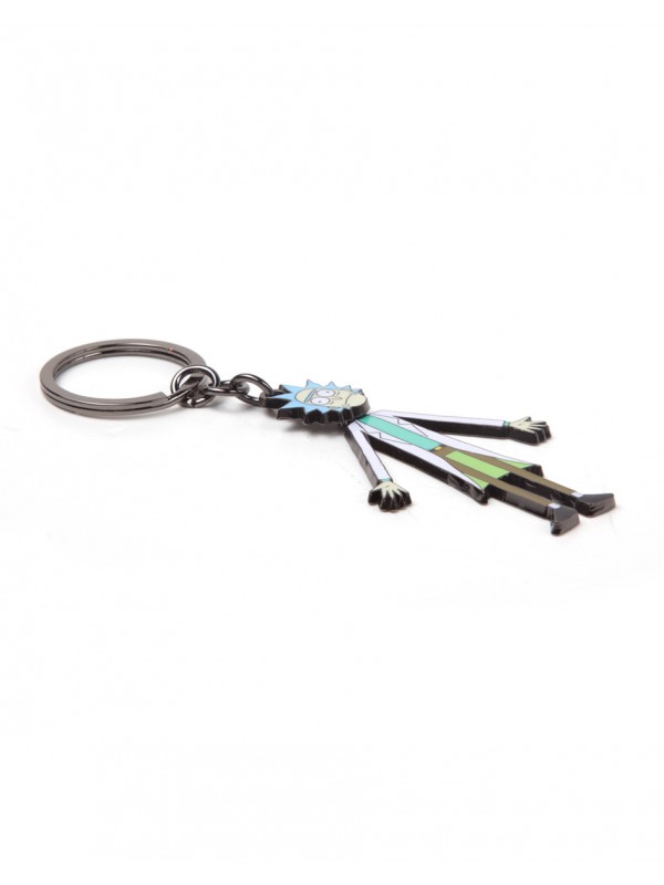 Офіційний брелок Rick & Morty - Rick With Movable Head Metal Keychain