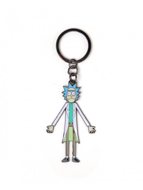Офіційний брелок Rick & Morty - Rick With Movable Head Metal Keychain