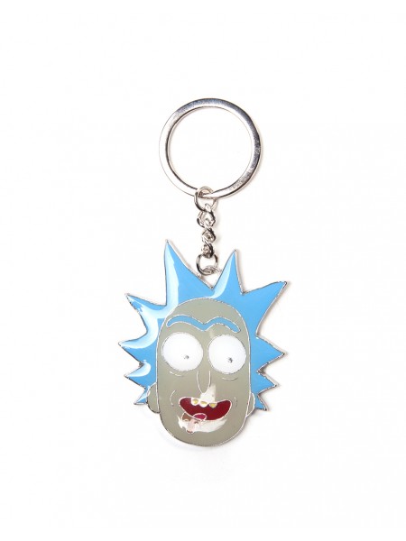 Офіційний брелок Rick & Morty - Rick Metal Keychain