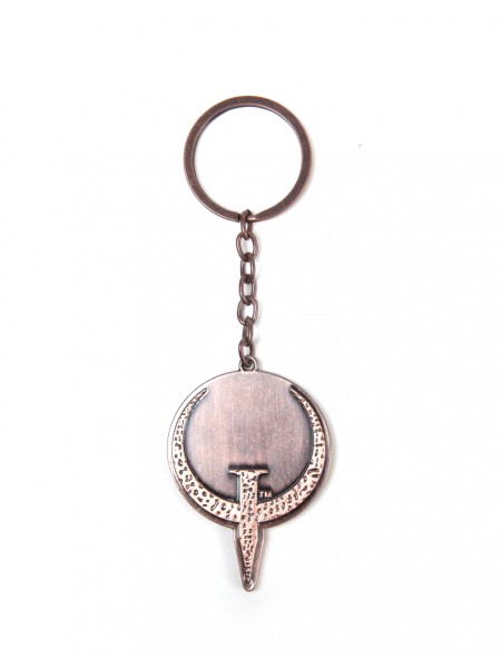 Офіційний брелок Quake - Logo Metal Keychain