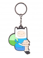 Офіційний брелок Adventure Time - Sitting Finn Rubber Keychain