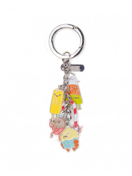 Офіційний брелок Adventure Time - Candy People Metal Keychain With Charms