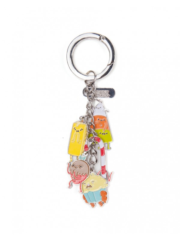 Офіційний брелок Adventure Time - Candy People Metal Keychain With Charms
