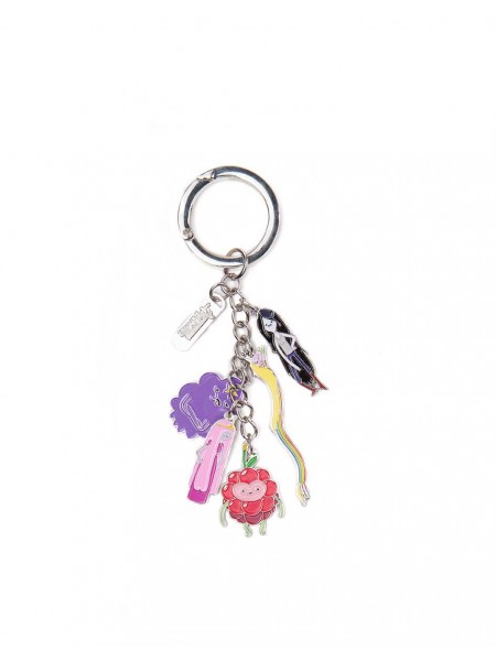 Офіційний брелок Adventure Time - Princesses Metal Keychain With Charms